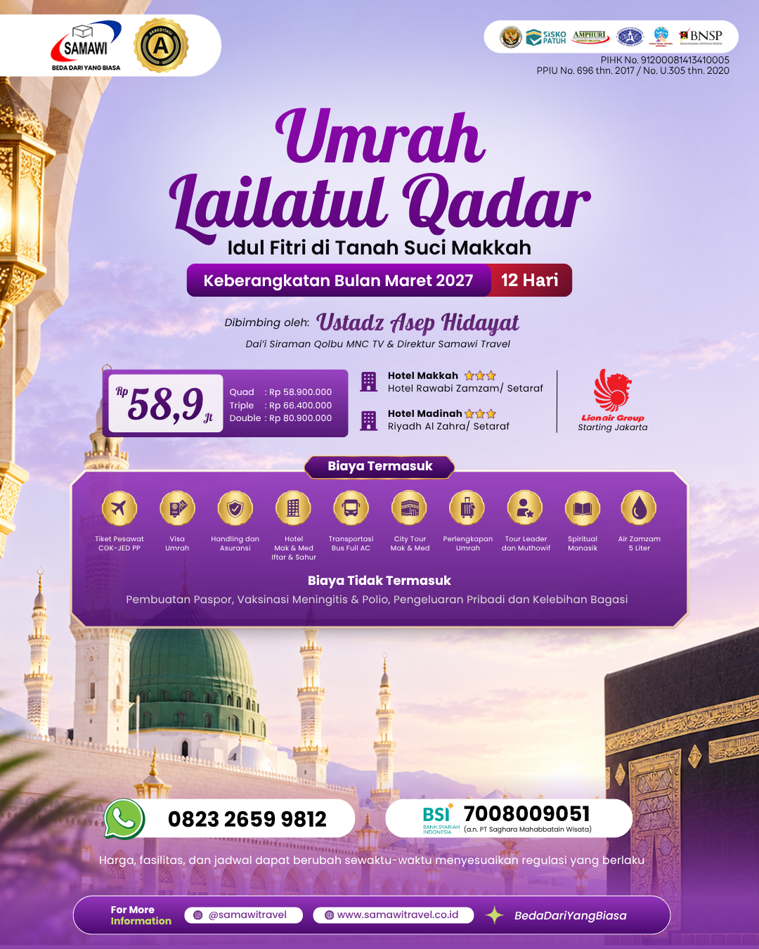 Umrah Lailatul Qadar Jakarta